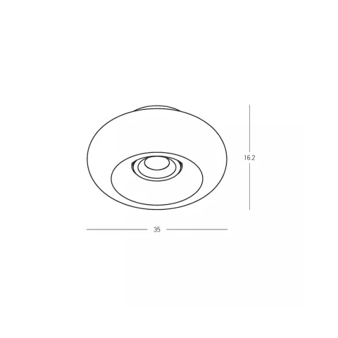 Plafoniera 25278 Zambelis, Modern, Led, Negru