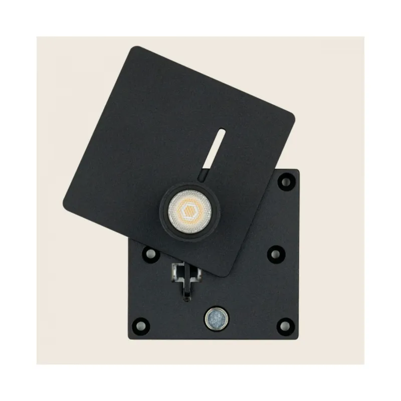 Aplica Dormitor 25281 Zambelis, Industrial, Led, Negru