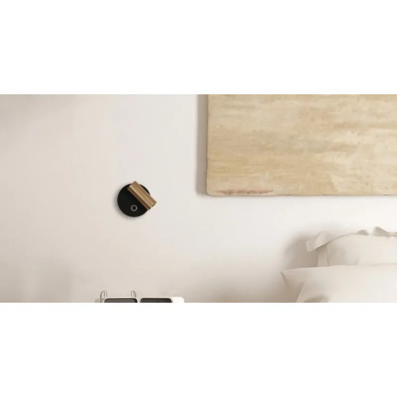 Aplica Dormitor 25283 Zambelis, Minimalist, Led, Negru