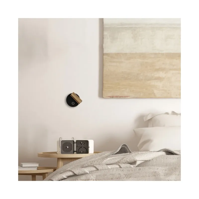 Aplica Dormitor 25283 Zambelis, Minimalist, Led, Negru