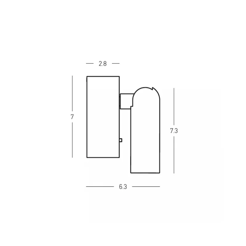 Aplica Dormitor 25284 Zambelis, Industrial, Led, Alb