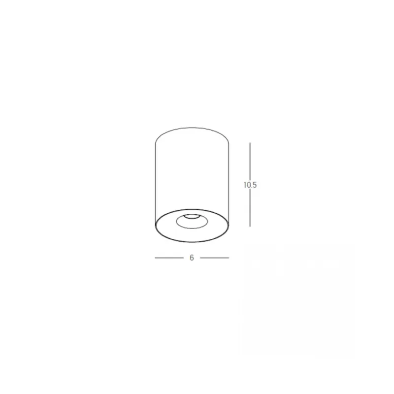 Downlight Aplicat 25295 Zambelis, Led
