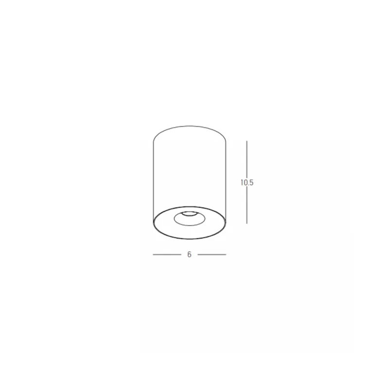 Downlight Aplicat 25296 Zambelis, Led