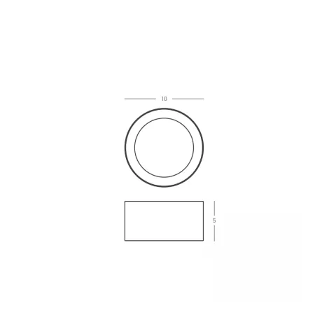 Downlight Aplicat 25309 Zambelis, Led