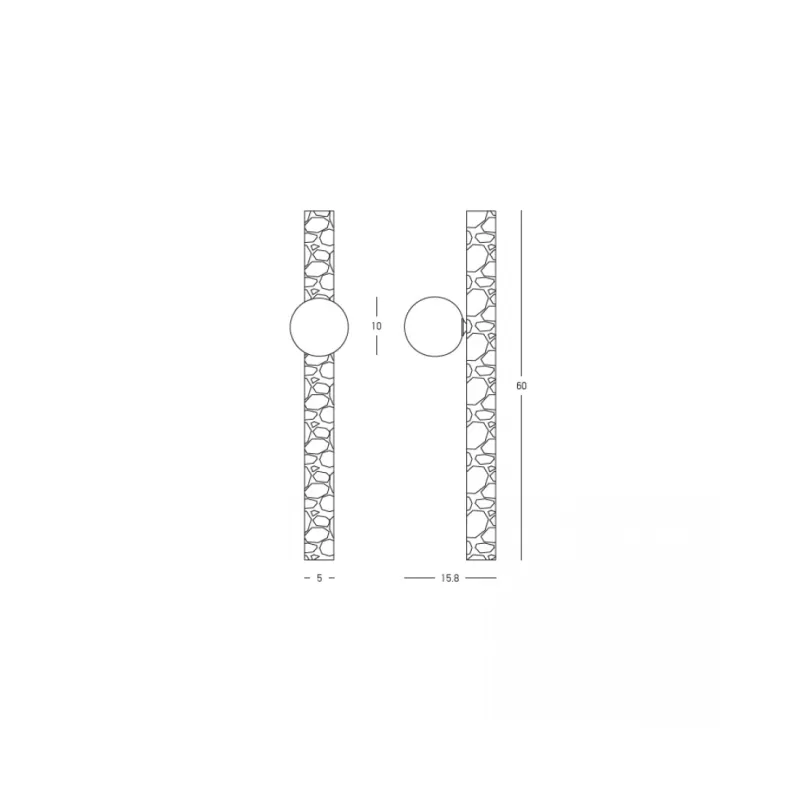 Aplica 25315 Zambelis, Modern, G9, Opal