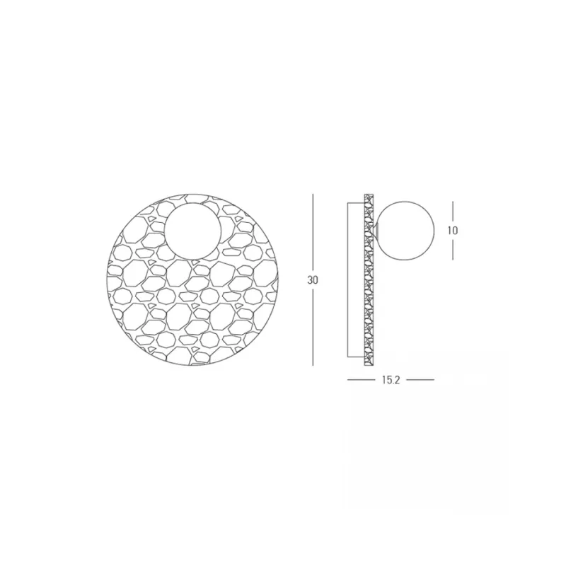 Aplica 25316 Zambelis, Modern, G9, Opal