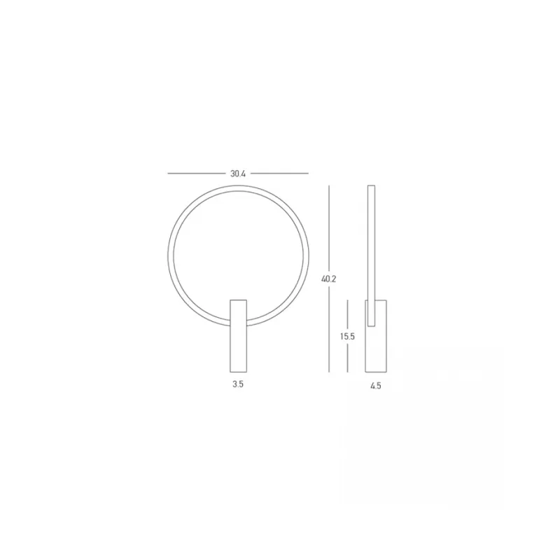 Aplica 25319 Zambelis, Minimalist, Led, Negru