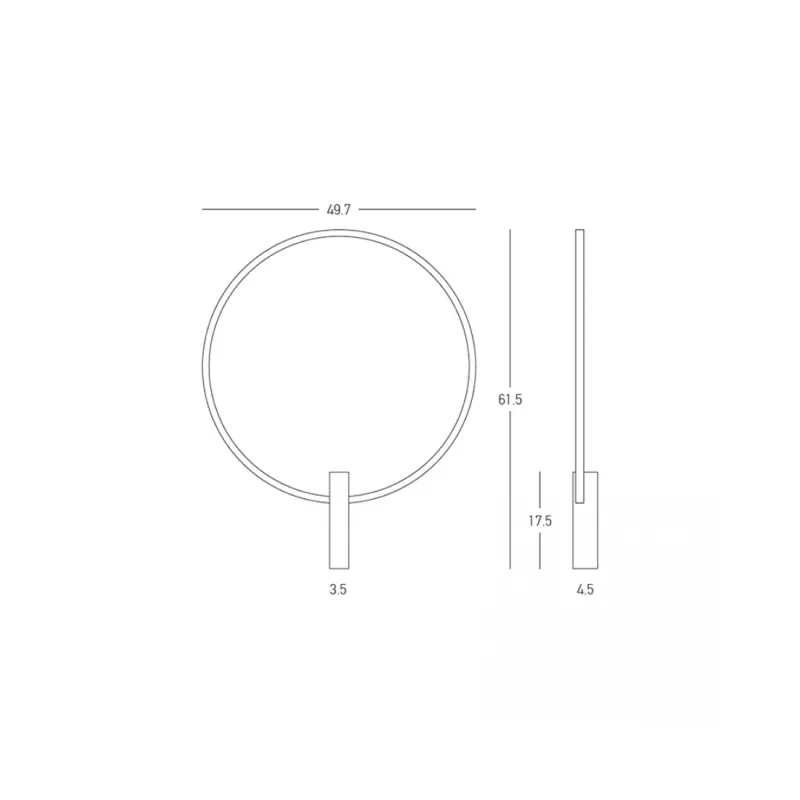 Aplica 25320 Zambelis, Minimalist, Led, Negru
