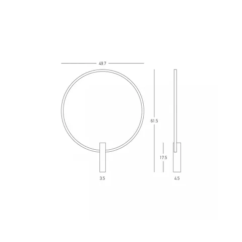 Aplica 25320 Zambelis, Minimalist, Led, Negru