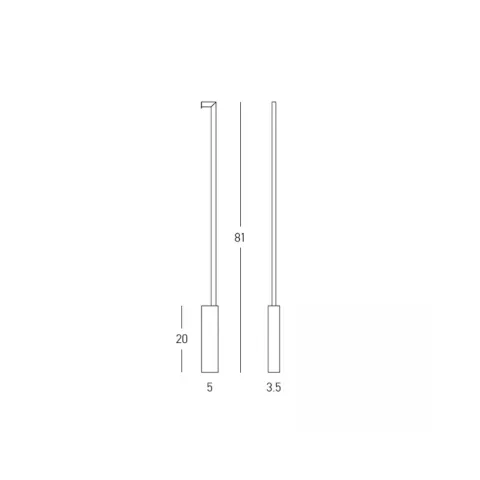Aplica 25321 Zambelis, Modern, Led, Negru