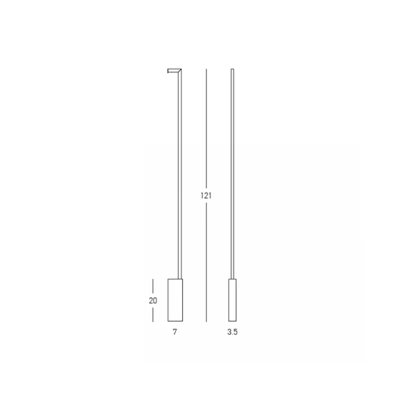 Aplica 25322 Zambelis, Minimalist, Led, Negru