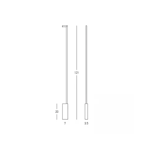 Aplica 25322 Zambelis, Minimalist, Led, Negru