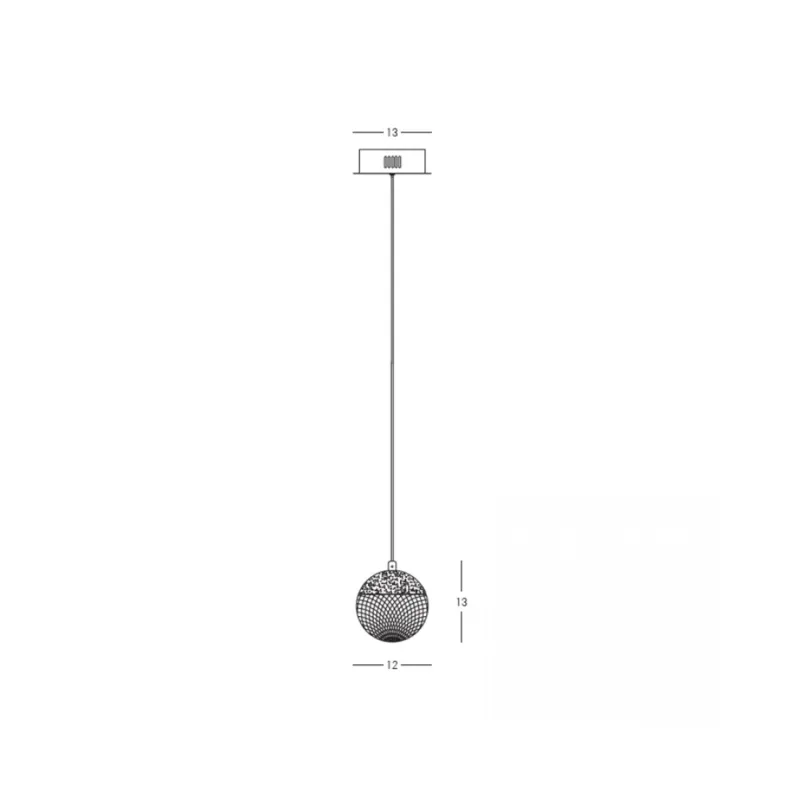Pendul 25323 Zambelis, Clasic, Led, Auriu