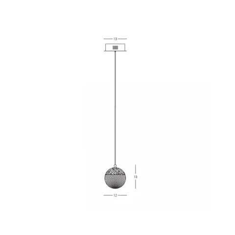 Pendul 25323 Zambelis, Clasic, Led, Auriu
