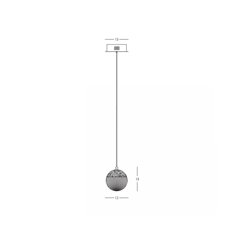 Pendul 25323 Zambelis, Clasic, Led, Auriu