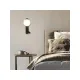 Aplica Dormitor 25326 Zambelis, Modern, G9, Negru