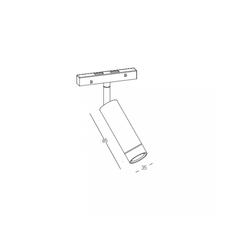 Downlight Șina Magnetică 25353 Zambelis, Led