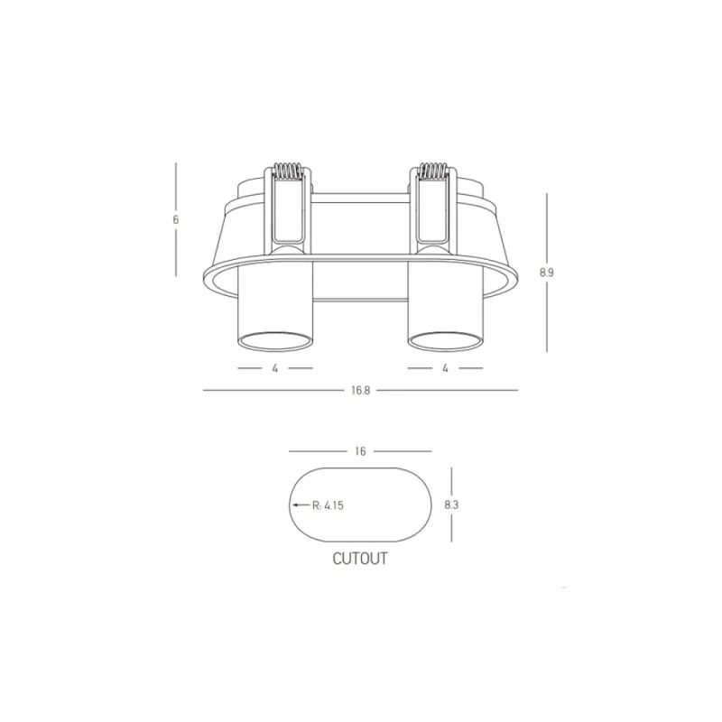 Downlight Încastrat 25364 Zambelis, Led