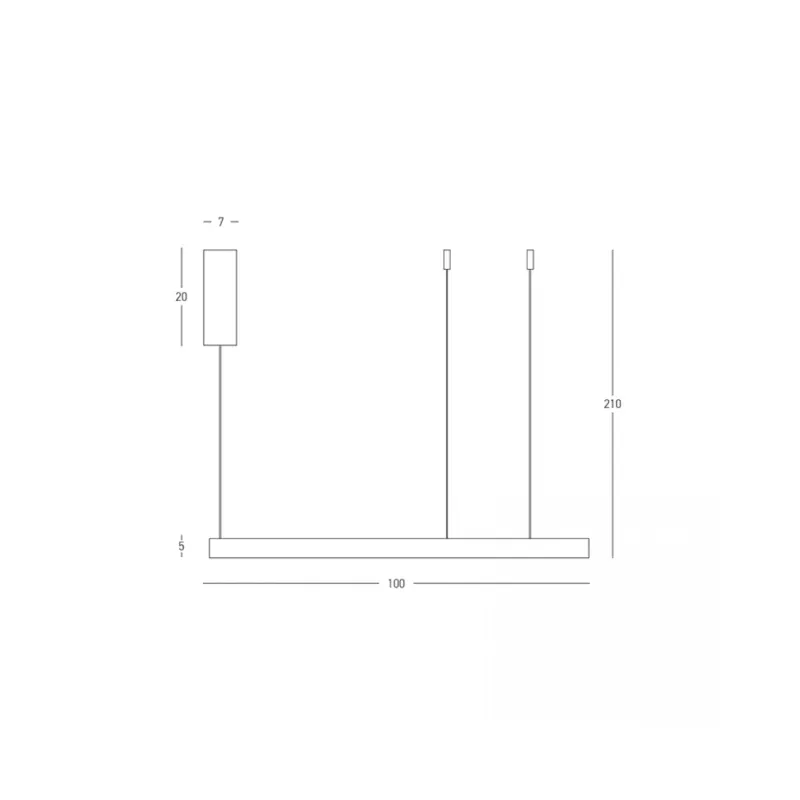 Lustra 25371 Zambelis, Modern, Led, Negru