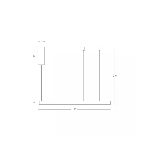 Lustra 25371 Zambelis, Modern, Led, Negru
