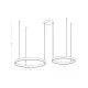 Lustra 25372 Zambelis, Modern, Led, Negru