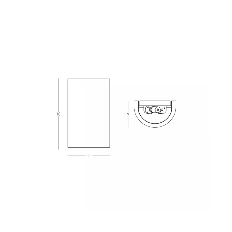 Aplica 25383 Zambelis, Minimalist, G9, Alb