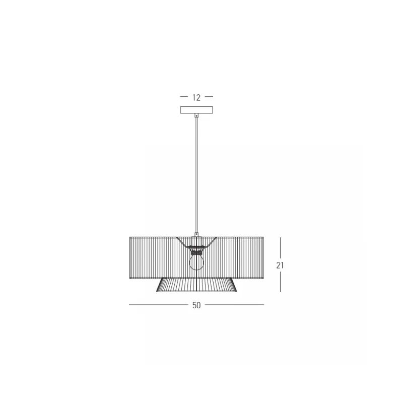 Pendul 25440 Zambelis, Modern, E27, Auriu