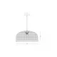 Pendul 25442 Zambelis, Modern, E27, Auriu