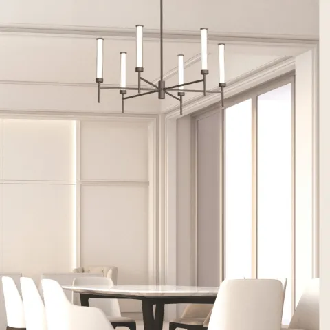 Candelabru 25448 Zambelis, Clasic, Led, Transparent