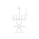 Candelabru 25448 Zambelis, Clasic, Led, Transparent