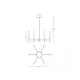 Candelabru 25449 Zambelis, Clasic, Led, Transparent