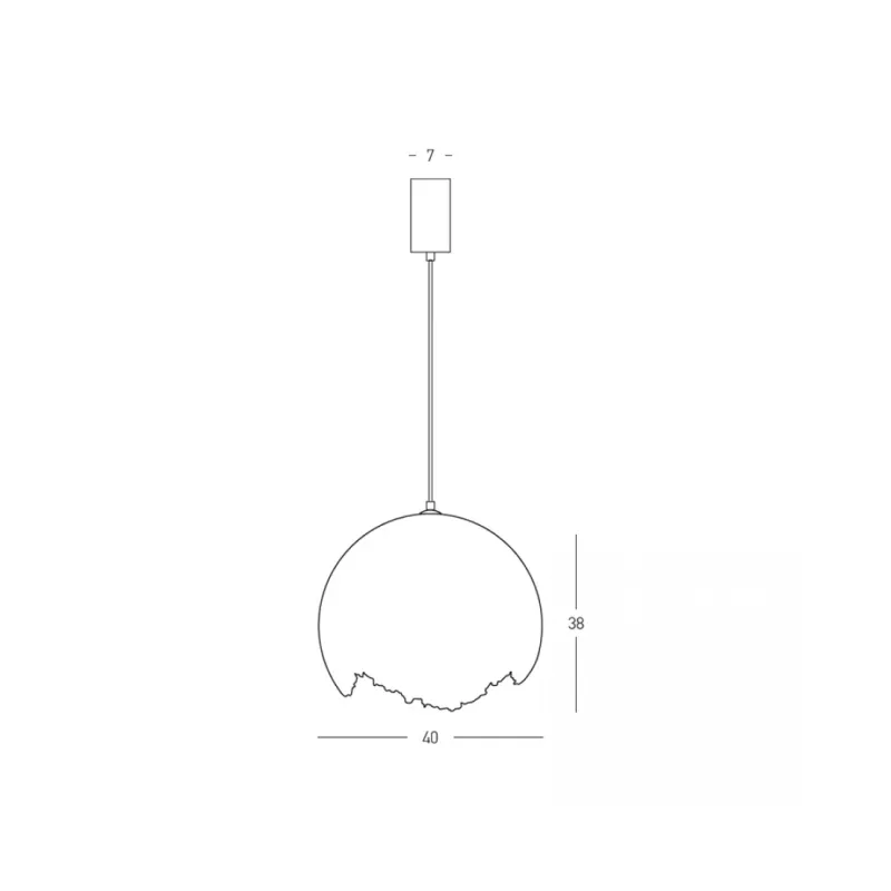 Pendul 25450 Zambelis, Modern, E27, Alb