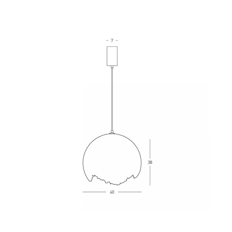 Pendul 25450 Zambelis, Modern, E27, Alb