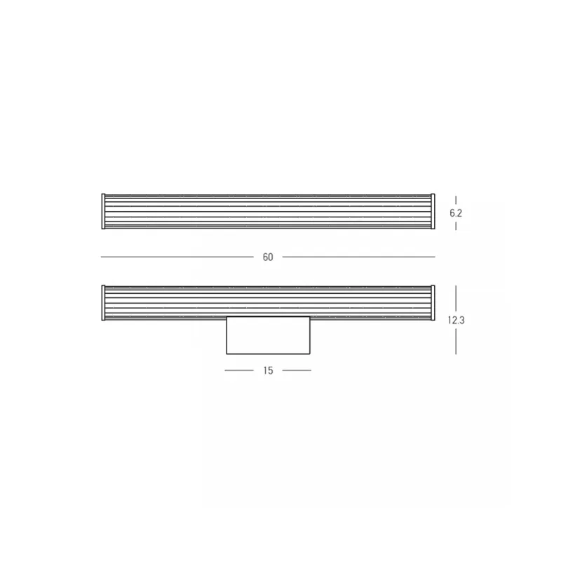 Aplica Baie 25456 Zambelis, Minimalist, Led, Alb