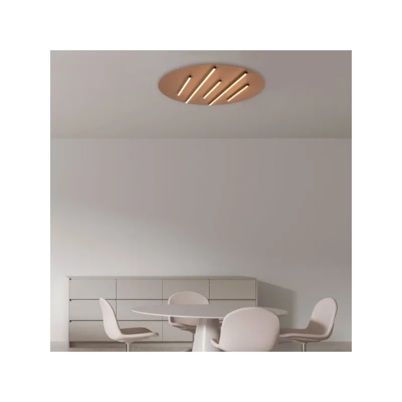 Plafoniera 2571 Zambelis, Minimalist, Led, Negru