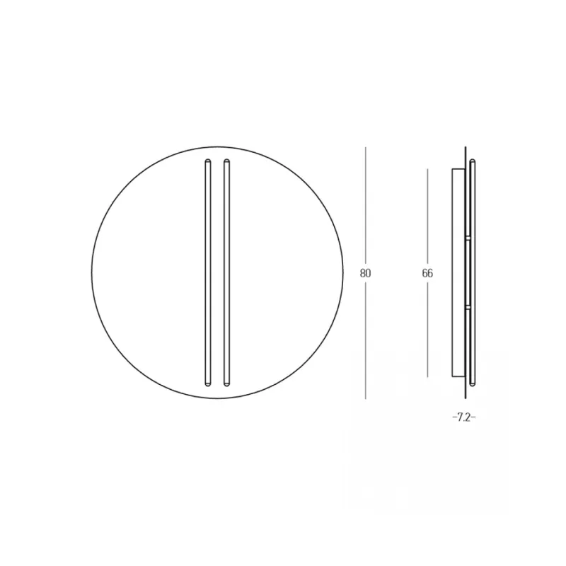 Aplica 2575 Zambelis, Modern, Led, Negru