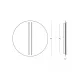 Aplica 2576 Zambelis, Modern, Led, Negru