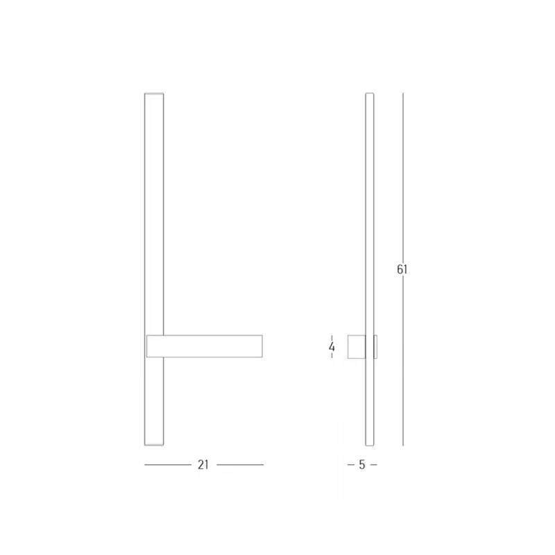 Aplica 2581 Zambelis, Minimalist, Led, Roșu