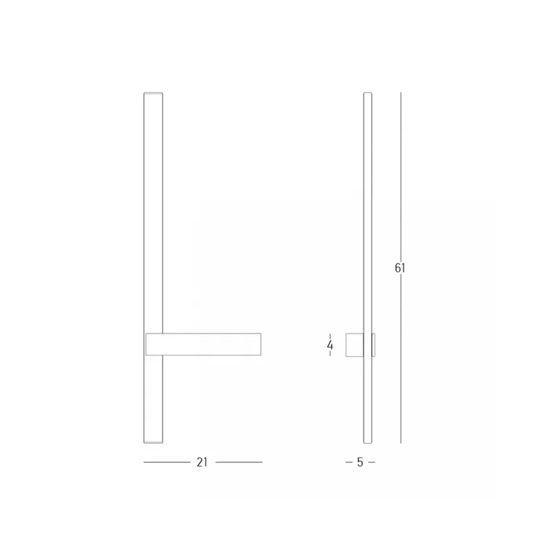 Aplica 2581 Zambelis, Minimalist, Led, Roșu