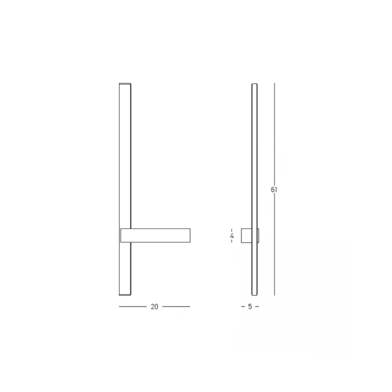 Aplica 2582 Zambelis, Minimalist, Led, Negru