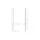 Aplica 2582 Zambelis, Minimalist, Led, Negru
