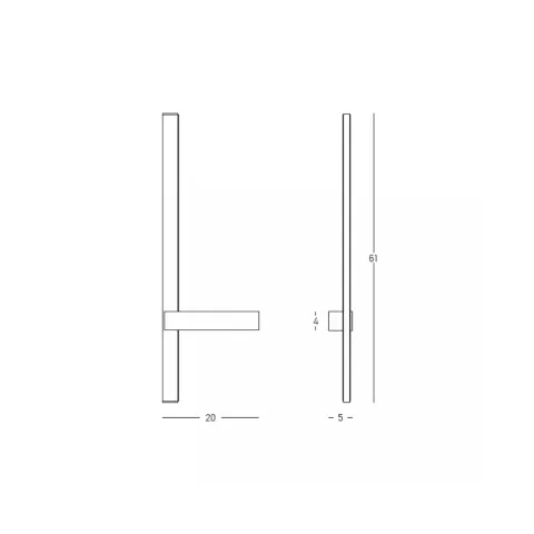 Aplica 2582 Zambelis, Minimalist, Led, Negru