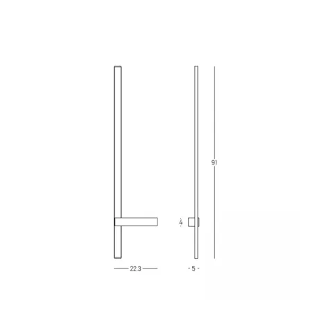 Aplica 2583 Zambelis, Minimalist, Led, Roșu