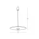 Pendul 2588 Zambelis, Modern, Led, Roșu