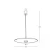 Pendul 2588 Zambelis, Modern, Led, Roșu