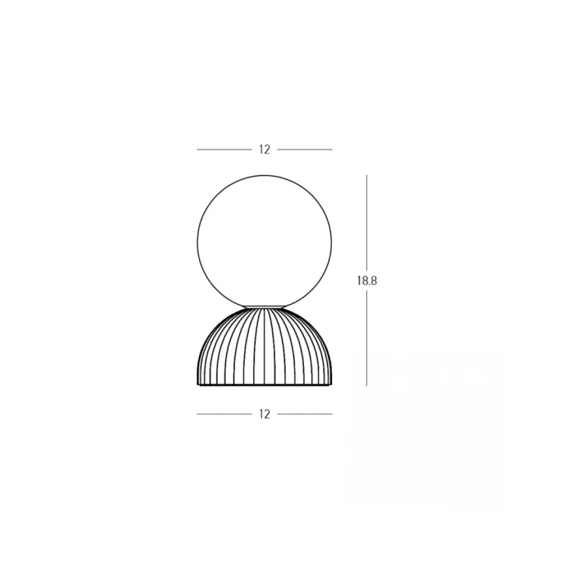 Veioza 2589 Zambelis, Industrial, G9, Negru