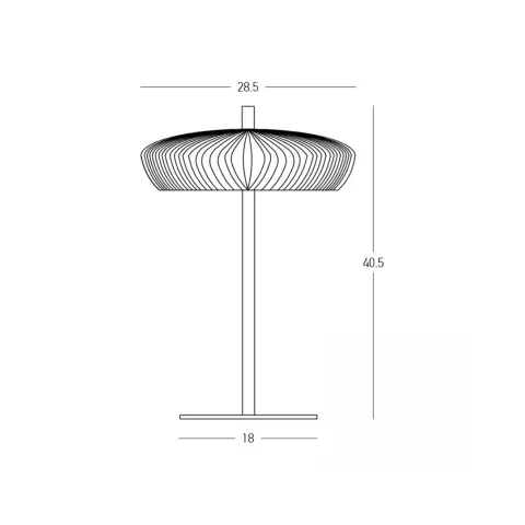 Veioza 2593 Zambelis, Industrial, G9, Negru