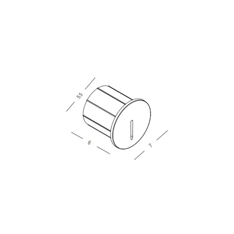 spot exterior incastrat  E321 Zambelis LED, Alb, Grecia