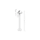 Stalp  E325 Zambelis GU10, Grafit, Grecia