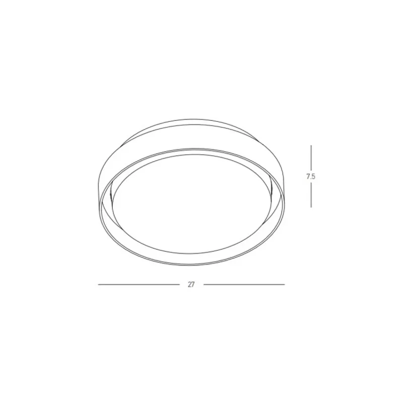 Plafoniera Exterior  E327 Zambelis LED, Grafit, Grecia